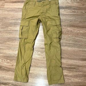 Tan old navy cargo pants size 29/30
